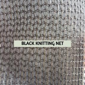BLACK KNITTING NET